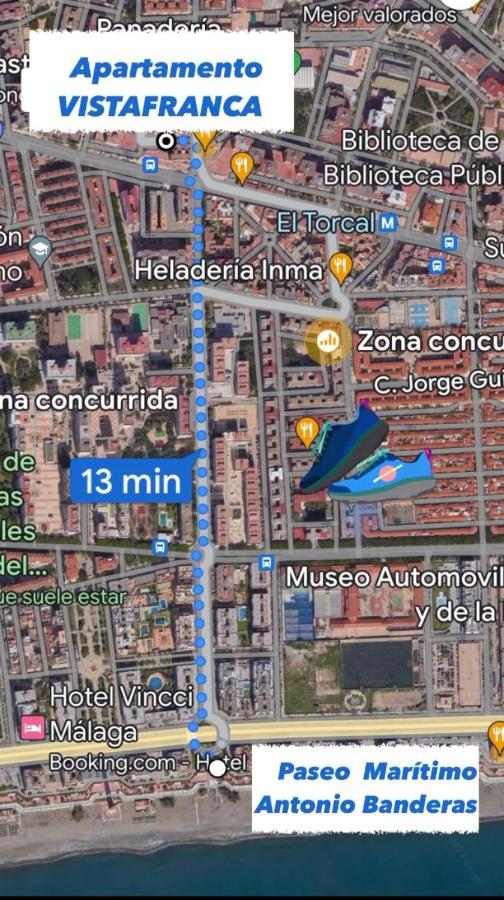 Apartamento Vistafranca Málaga Eksteriør billede